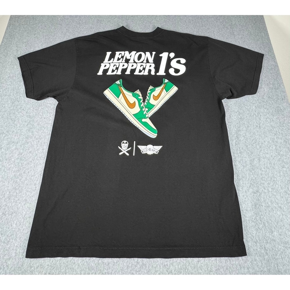 Wingstop Lemon Pepper 1s T Shirt Mens XL Black